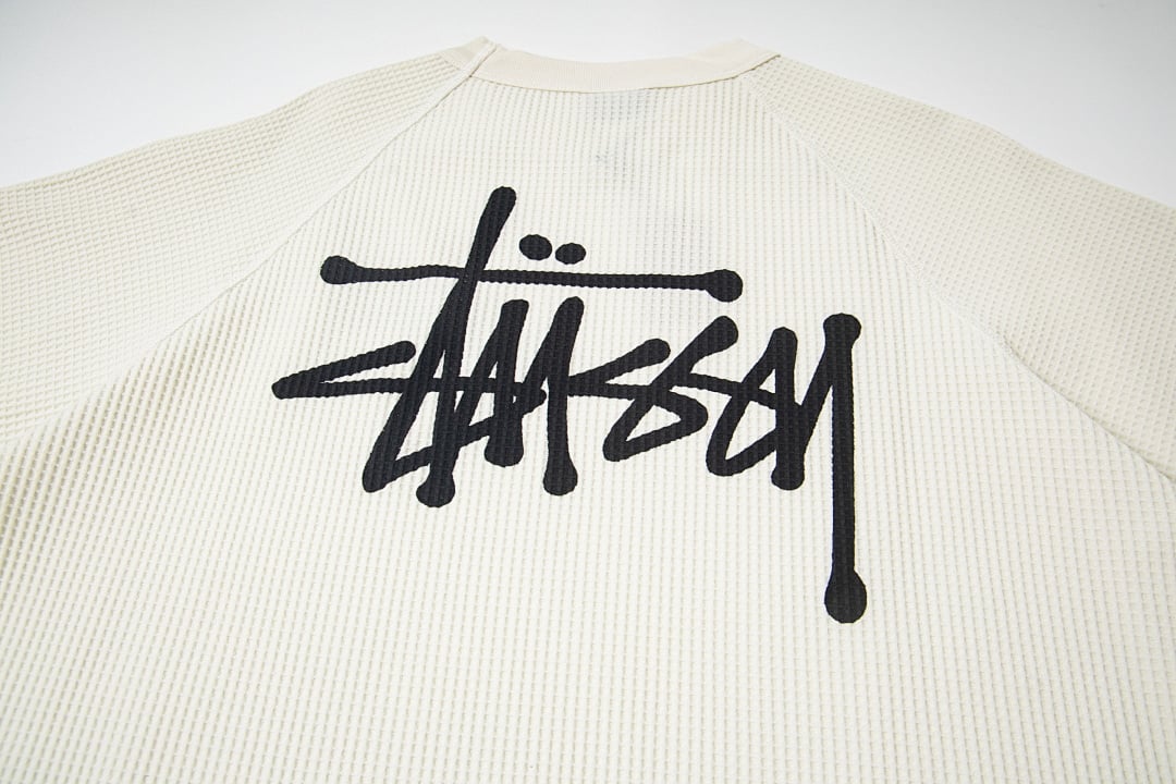 Stüssy Waffle-Knit Short-Sleeve T-Shirt - 21