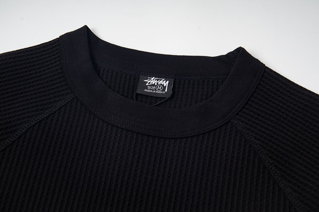 Stüssy Waffle-Knit Short-Sleeve T-Shirt - 5