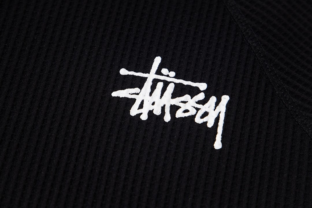 Stüssy Waffle-Knit Short-Sleeve T-Shirt - 7