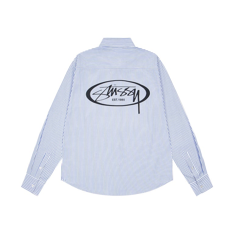 Stüssy Striped Long-Sleeve Shirt - 14
