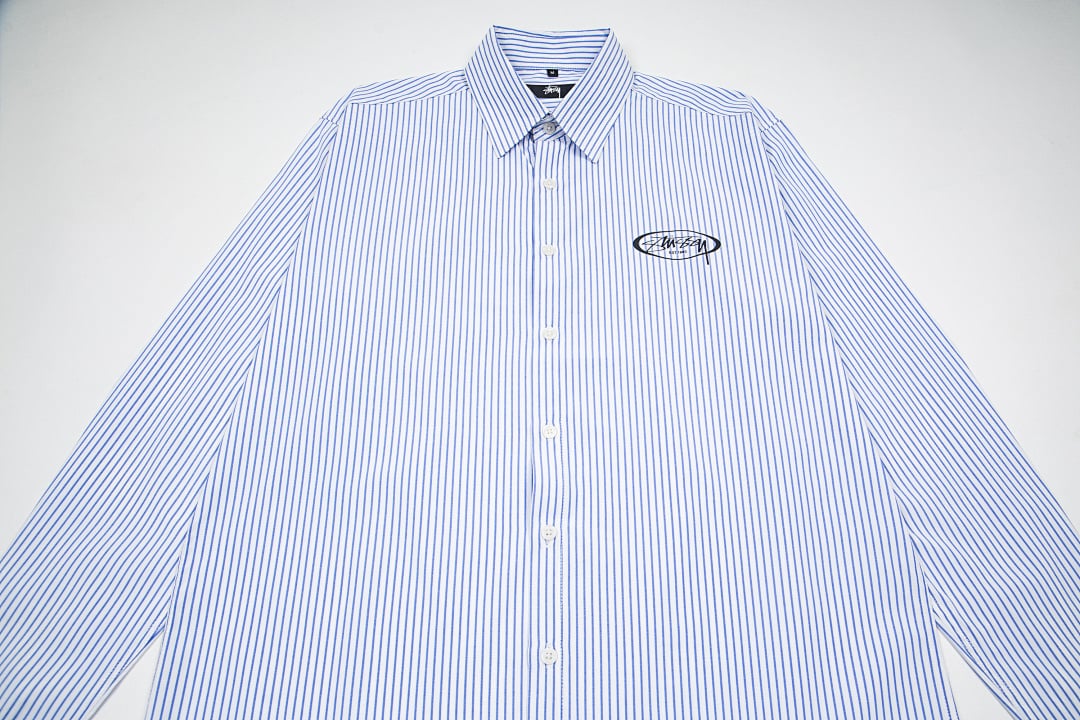 Stüssy Striped Long-Sleeve Shirt - 16