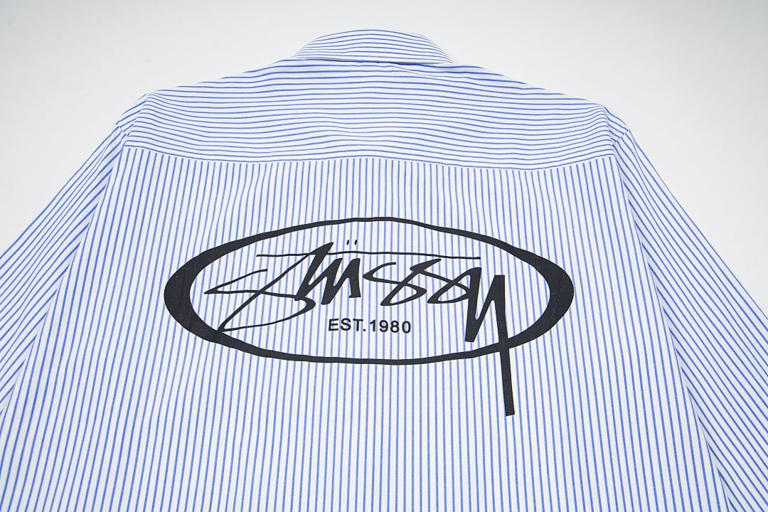 Stüssy Striped Long-Sleeve Shirt - 18