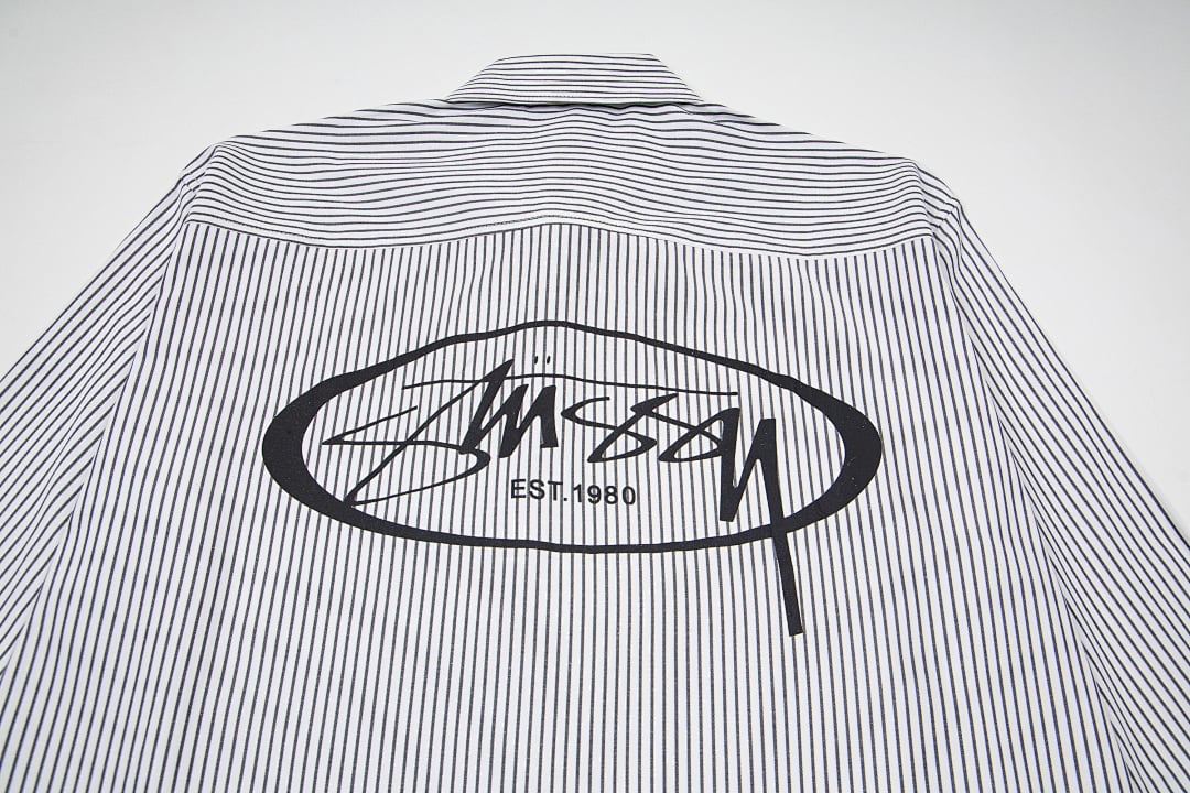 Stüssy Striped Long-Sleeve Shirt - 7