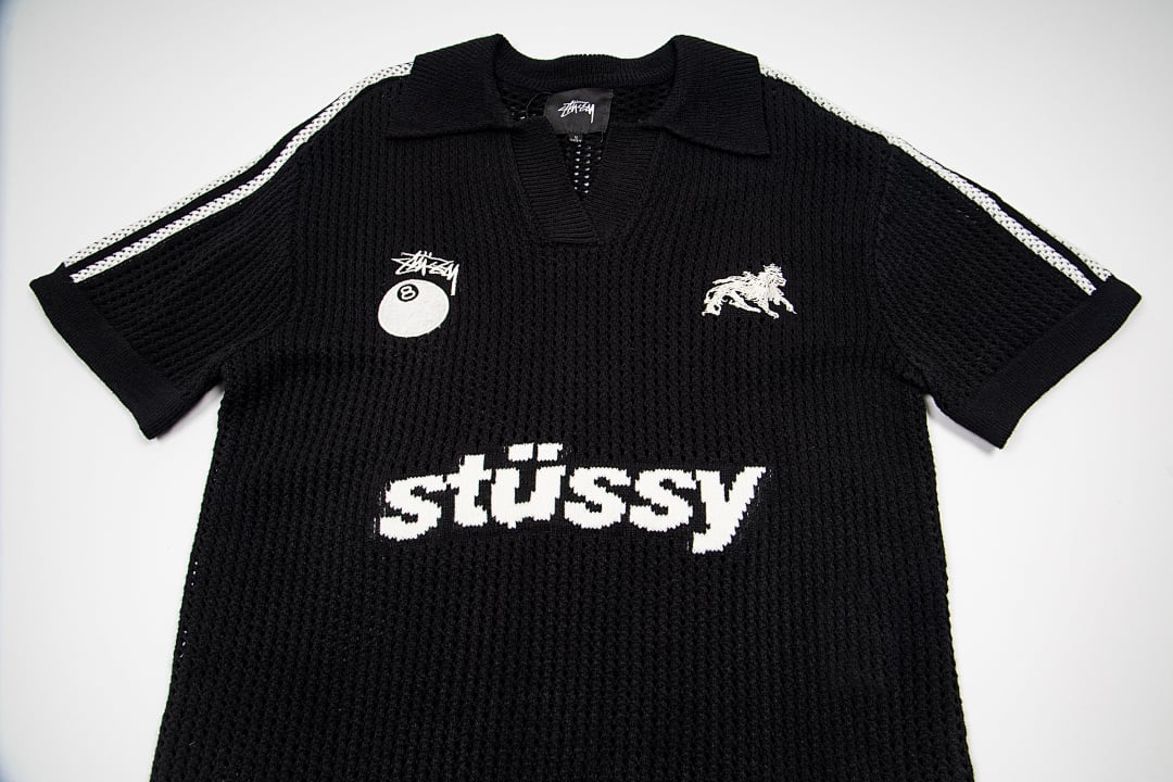 Stüssy Knit Polo 8-Ball Lion - 18