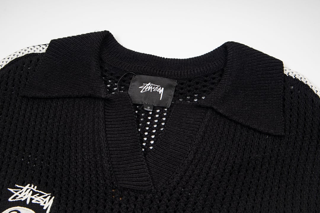 Stüssy Knit Polo 8-Ball Lion - 22