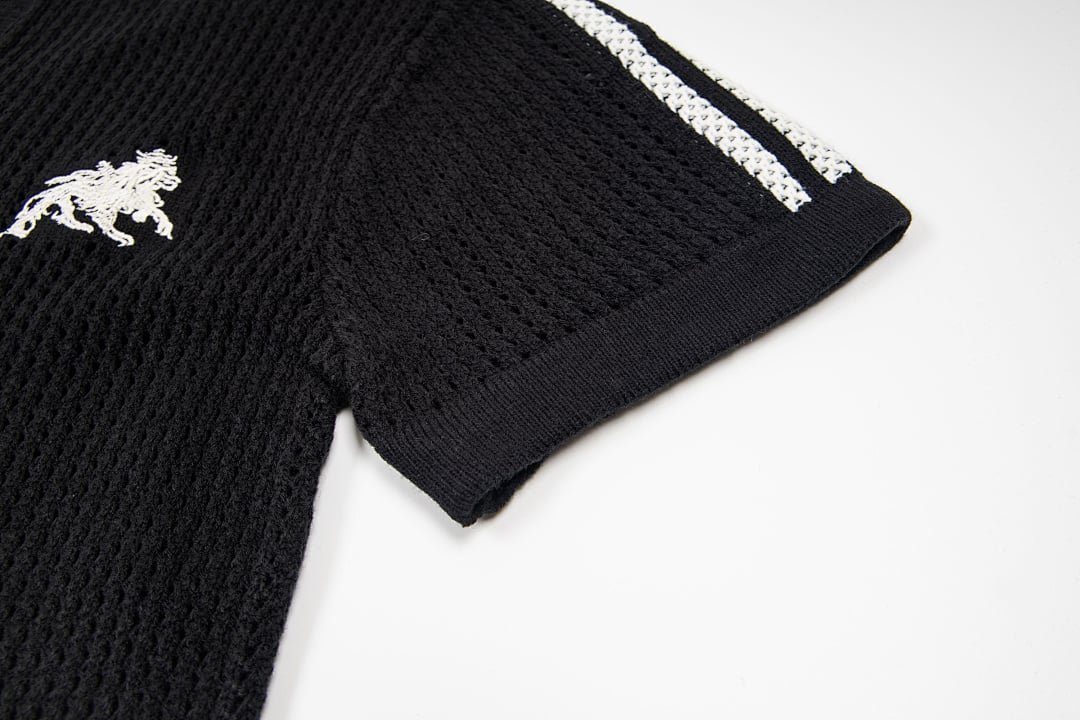 Stüssy Knit Polo 8-Ball Lion - 24