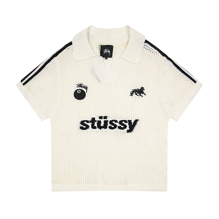 Stüssy Knit Polo 8-Ball Lion - 4