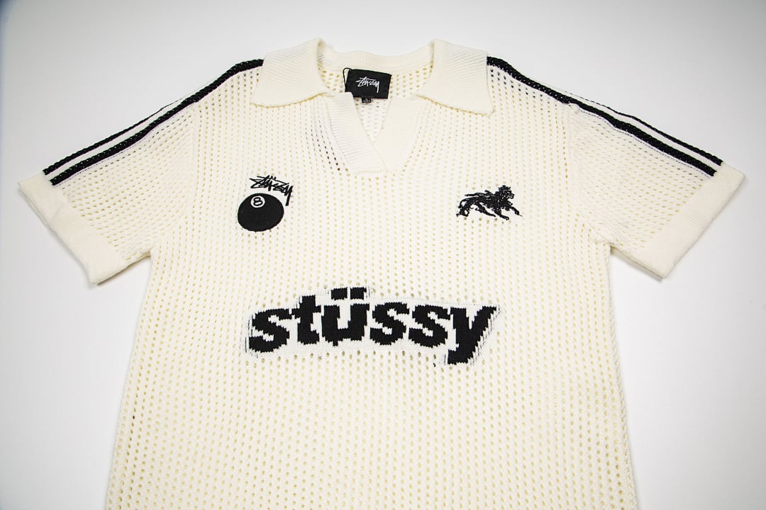 Stüssy Knit Polo 8-Ball Lion - 6