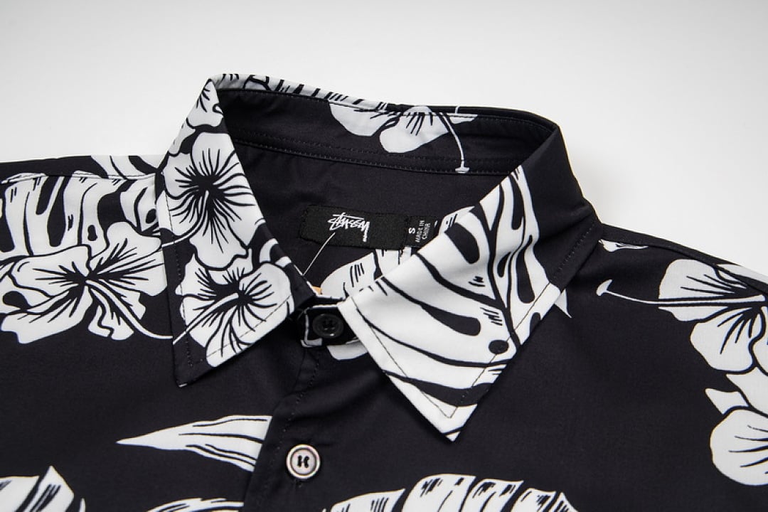 Stüssy Floral Print Short Sleeve Shirt - 12