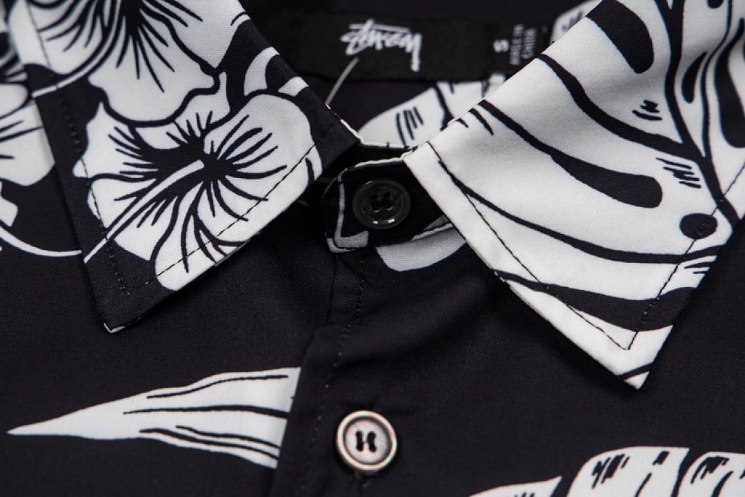 Stüssy Floral Print Short Sleeve Shirt - 13