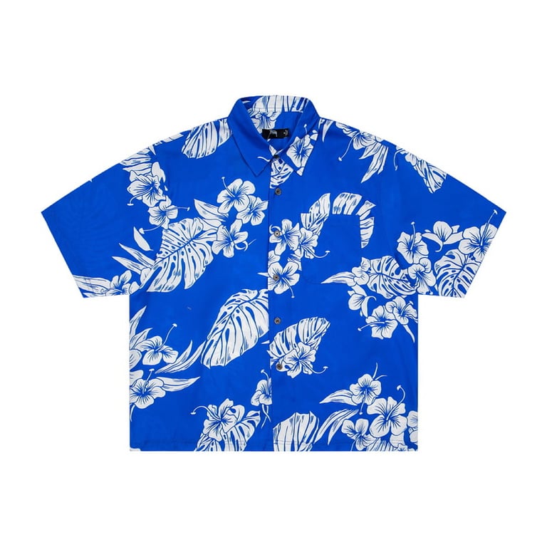 Stüssy Floral Print Short Sleeve Shirt - 3