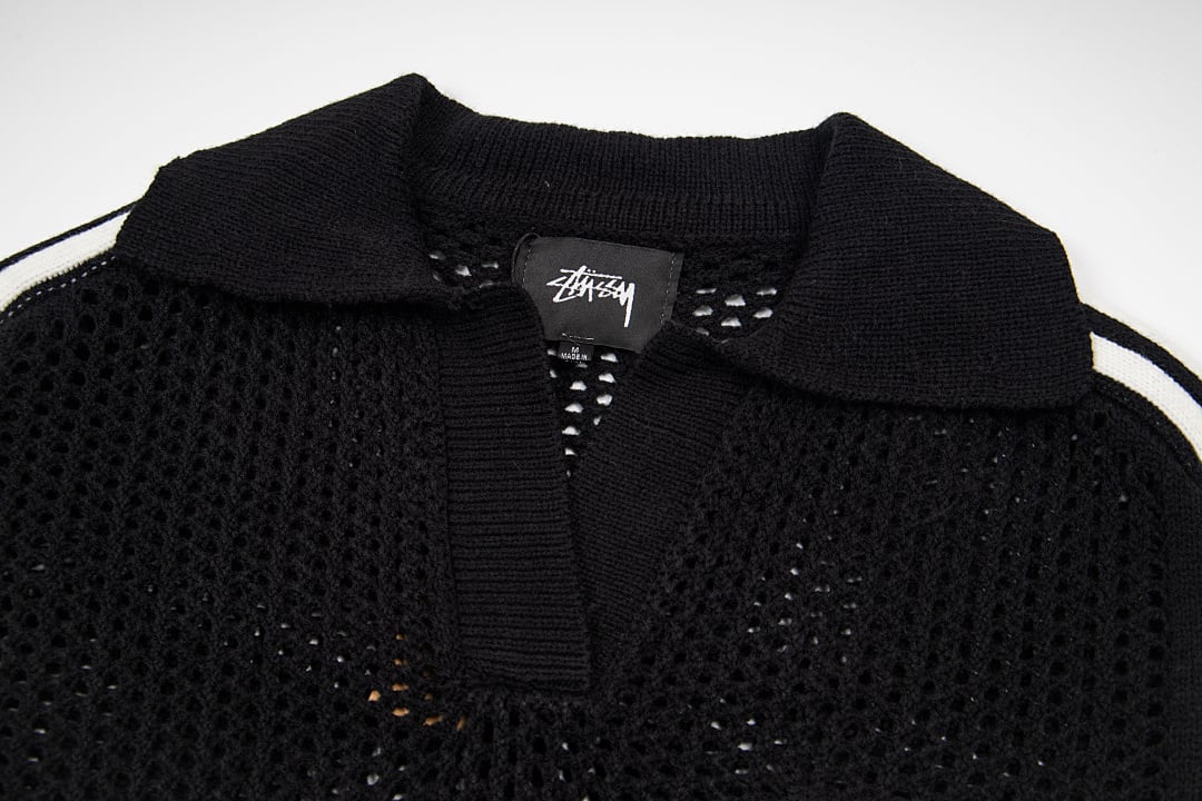 Stüssy Mesh Knit Polo - 15