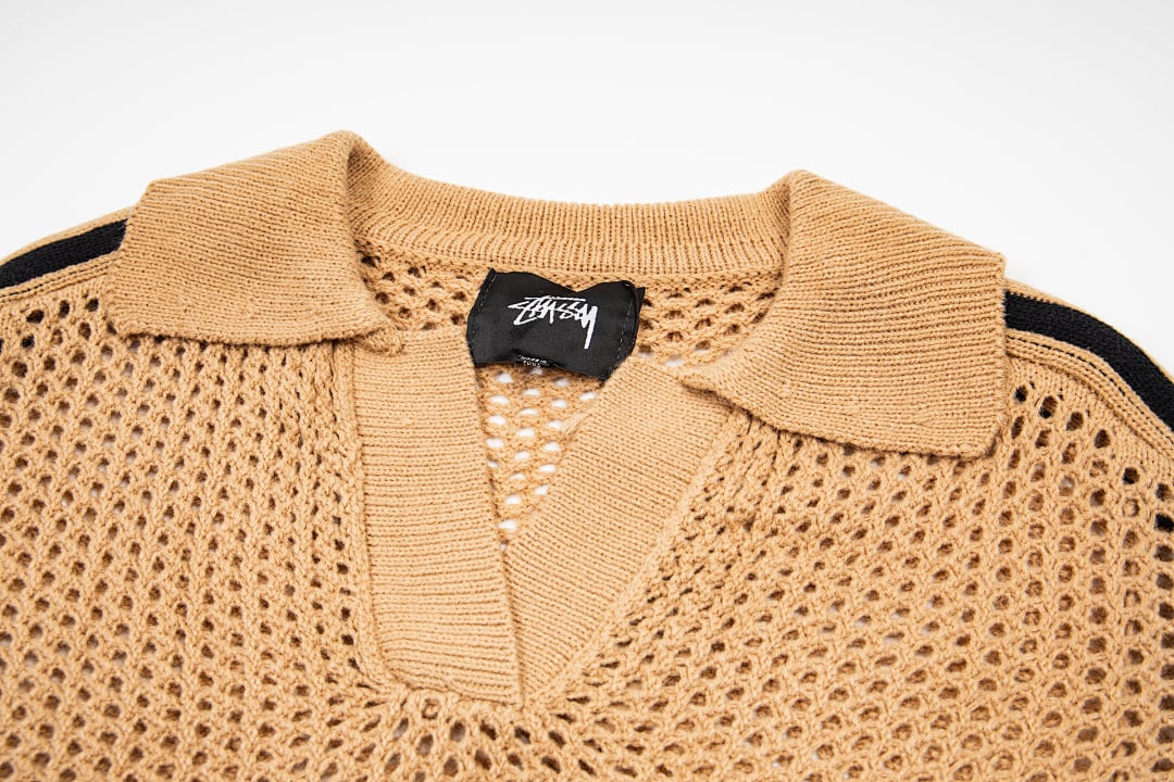 Stüssy Mesh Knit Polo - 5