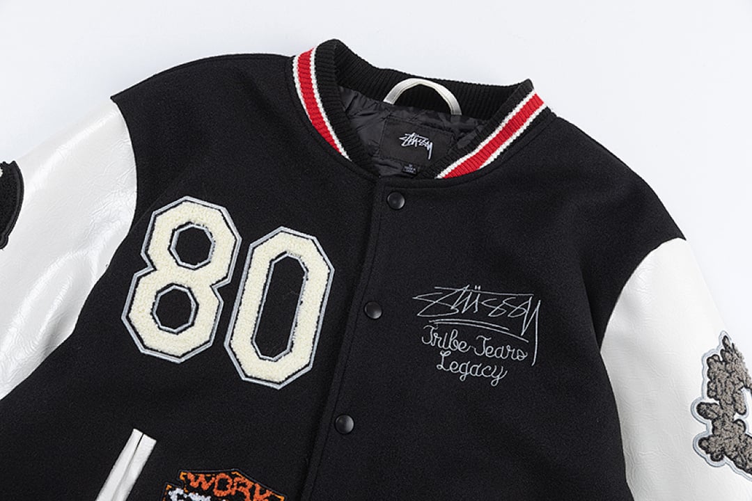 Stüssy x Our Legacy x Denim Tears TTL Varsity Jacket - 4