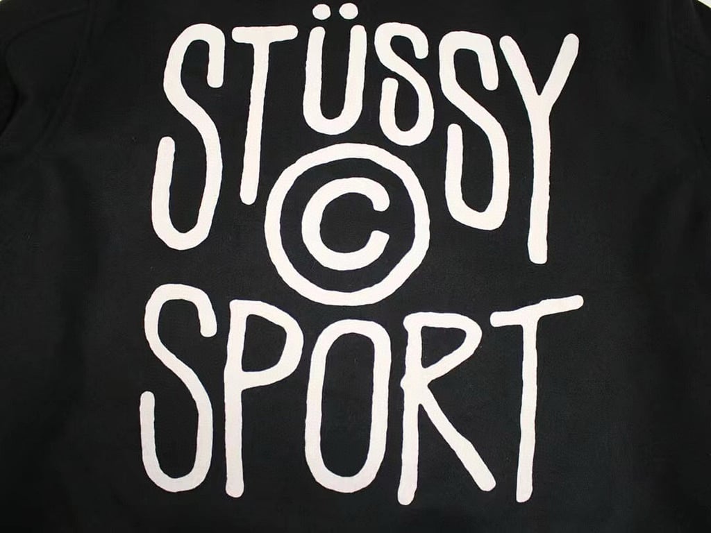 Stüssy 24FW "SPORT" Lettering Baseball Jacket - 4