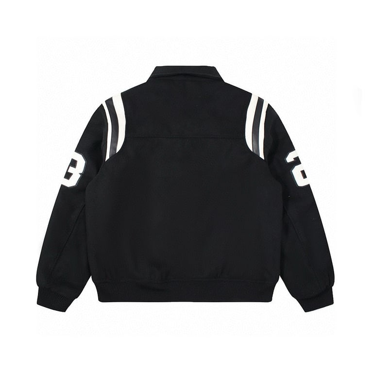 Stüssy FW23 80 Logo Patch Python-Lined Varsity Jacket - 3