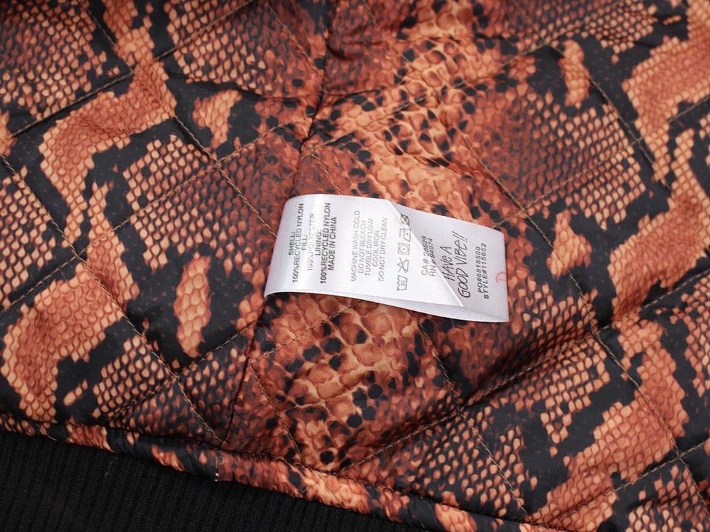 Stüssy FW23 80 Logo Patch Python-Lined Varsity Jacket - 8