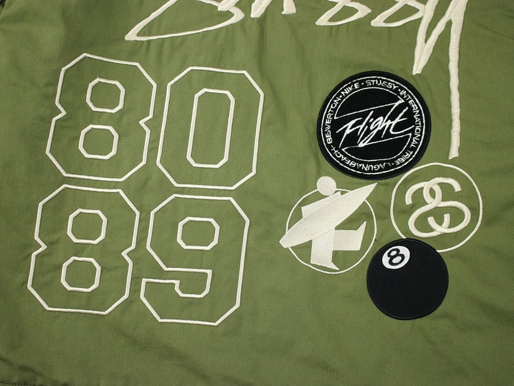 Stüssy x Nike Reversible Pilot Bomber Jacket Green - 5