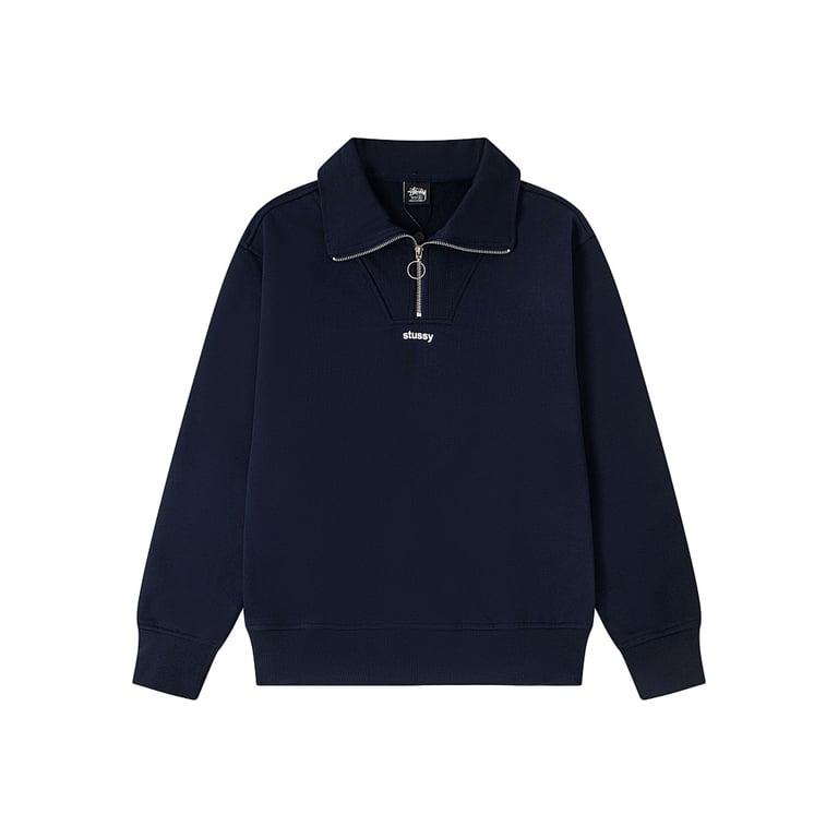 Stüssy Half-Zip Stand-Collar Sweatshirt - 14