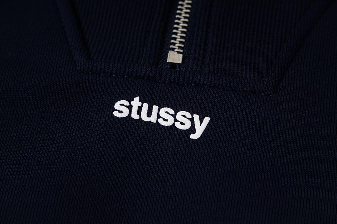 Stüssy Half-Zip Stand-Collar Sweatshirt - 18