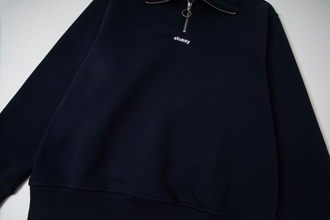 Stüssy Half-Zip Stand-Collar Sweatshirt - 23
