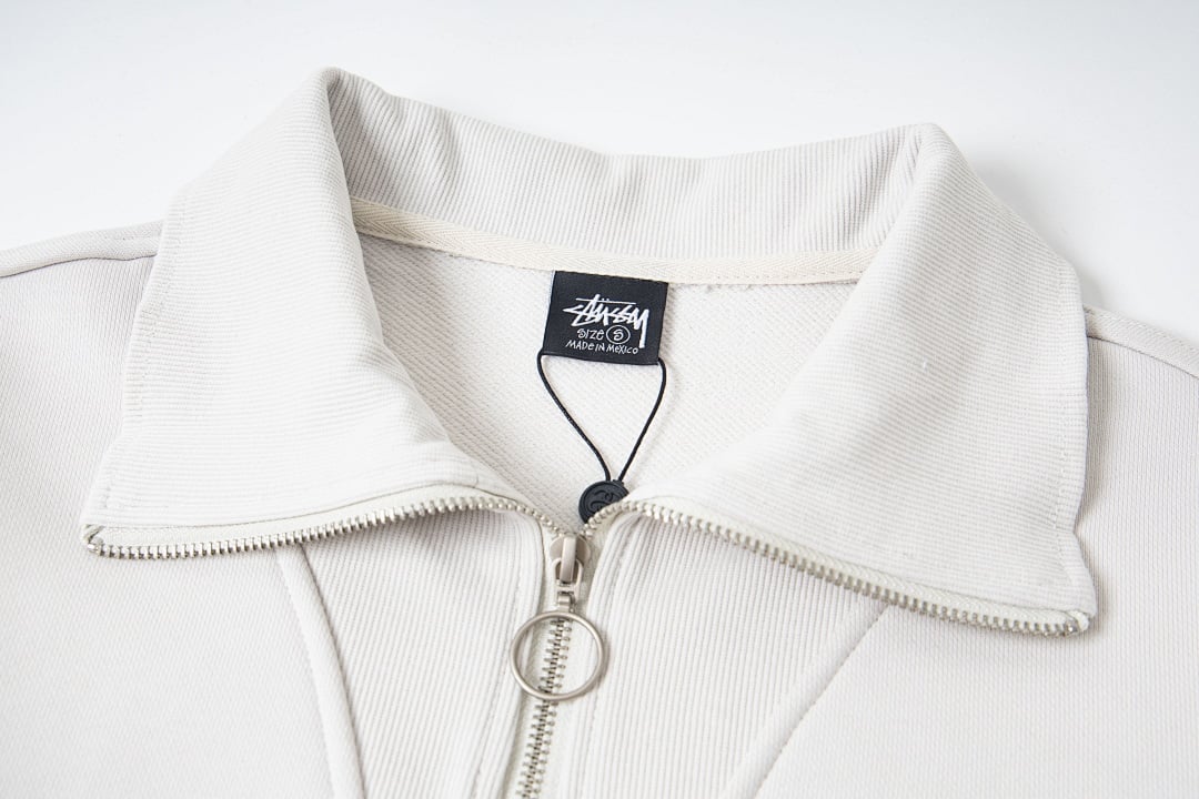 Stüssy Half-Zip Stand-Collar Sweatshirt - 5