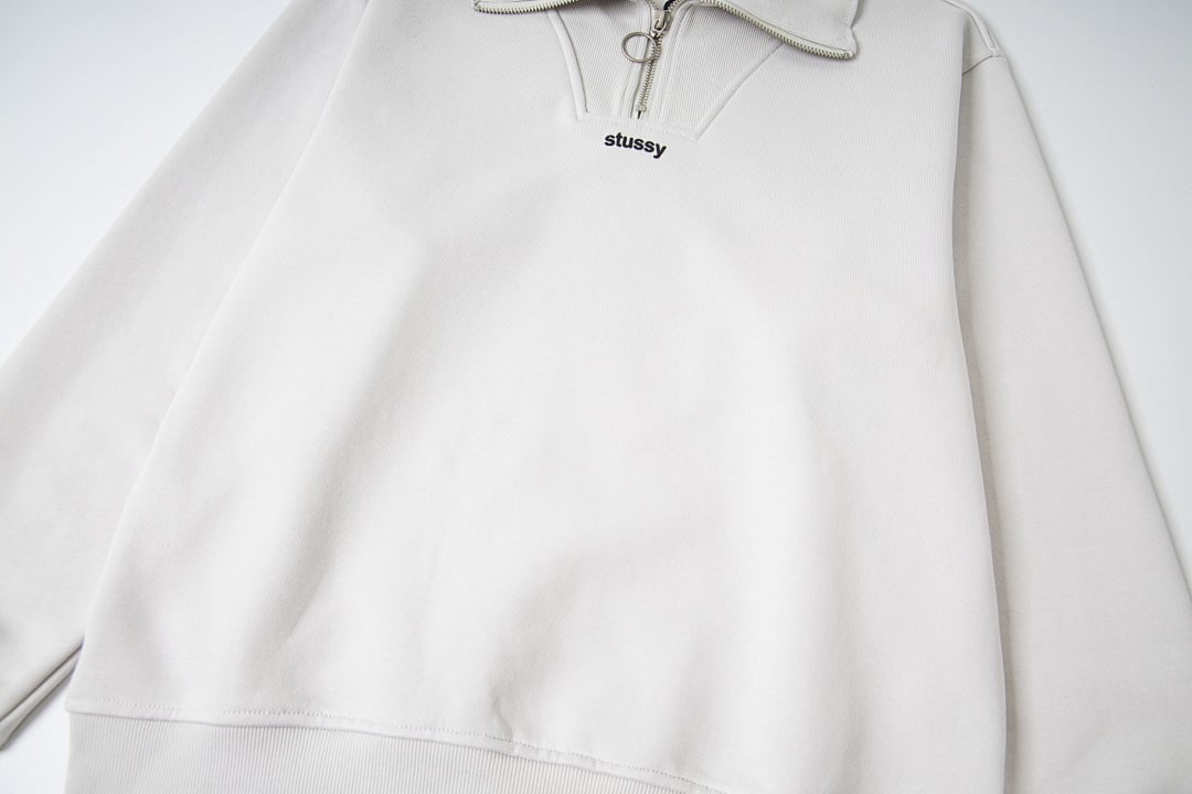 Stüssy Half-Zip Stand-Collar Sweatshirt - 7