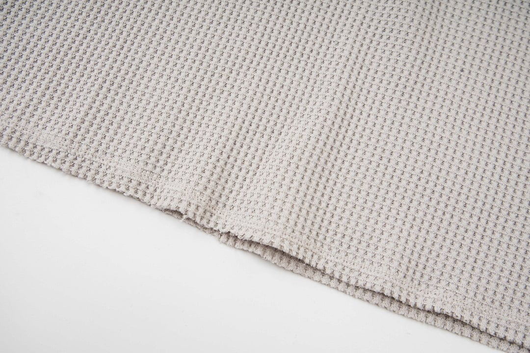Stüssy 2025 Fall Washed Waffle-Knit Long-Sleeve - 11