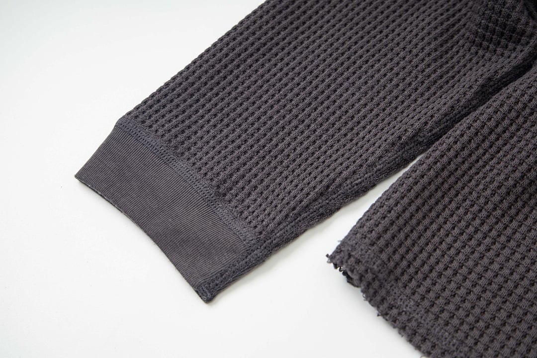 Stüssy 2025 Fall Washed Waffle-Knit Long-Sleeve - 19