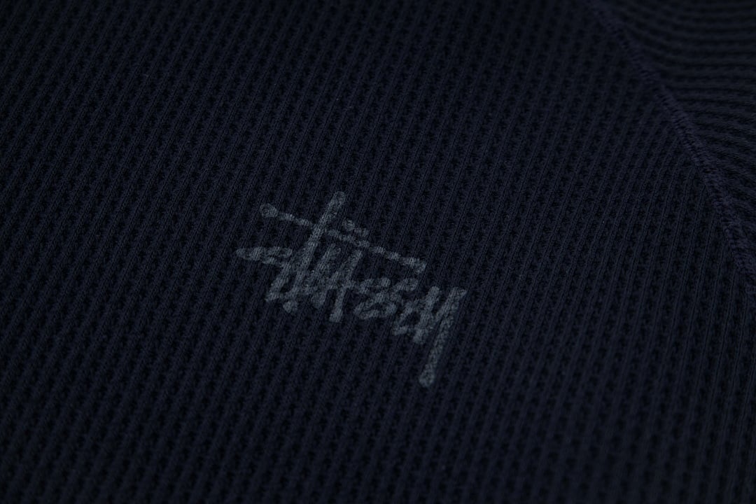 Stüssy 2025 Fall Washed Waffle-Knit Long-Sleeve - 25