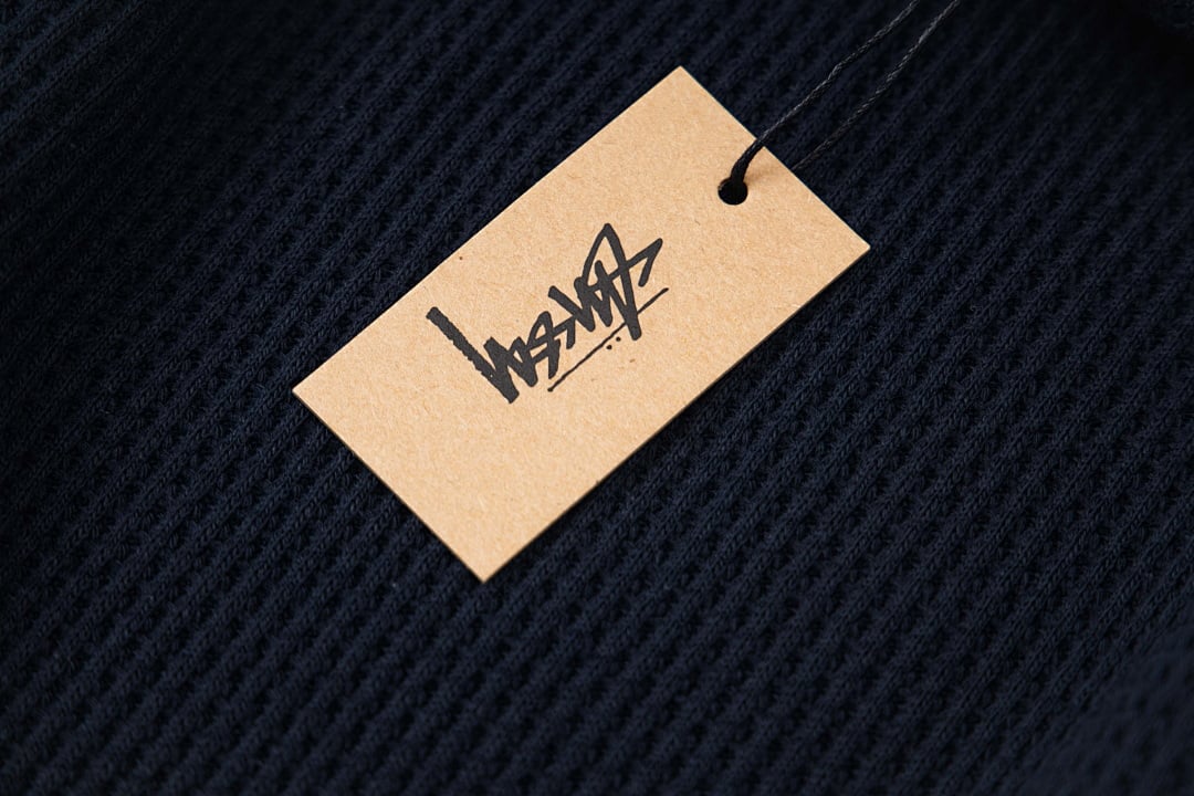 Stüssy 2025 Fall Washed Waffle-Knit Long-Sleeve - 28