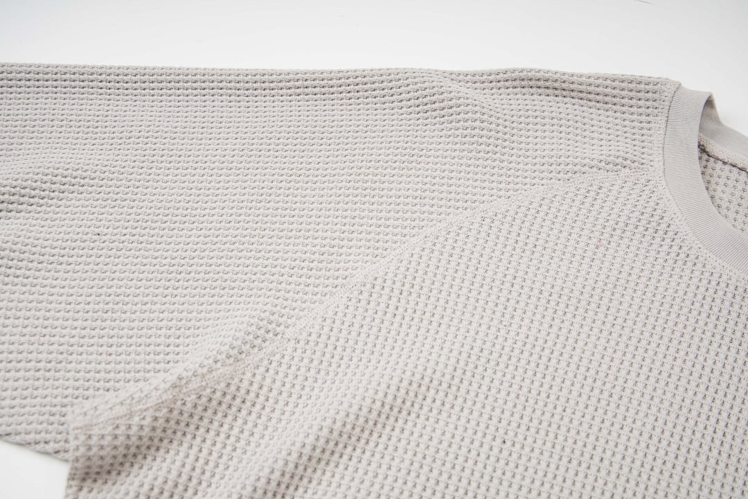 Stüssy 2025 Fall Washed Waffle-Knit Long-Sleeve - 8
