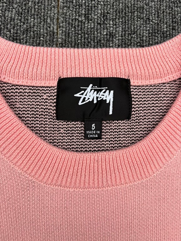 Stüssy Classic Reversible Large-Logo Knit Sweater - 11
