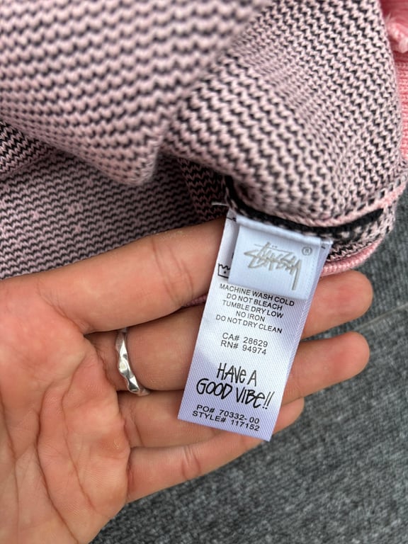 Stüssy Classic Reversible Large-Logo Knit Sweater - 12