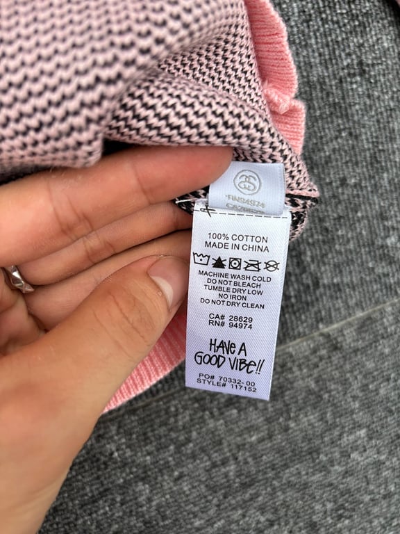 Stüssy Classic Reversible Large-Logo Knit Sweater - 13