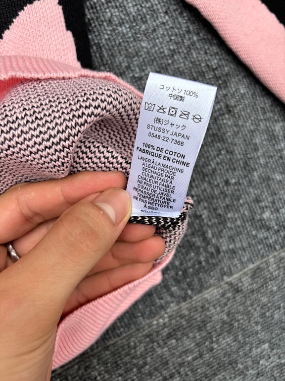 Stüssy Classic Reversible Large-Logo Knit Sweater - 14