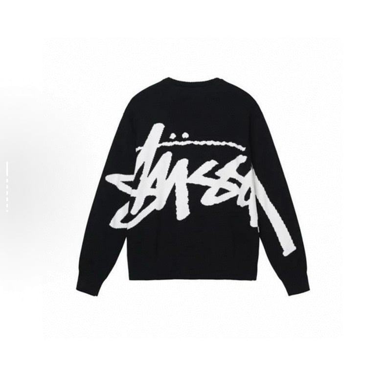 Stüssy Classic Reversible Large-Logo Knit Sweater - 16