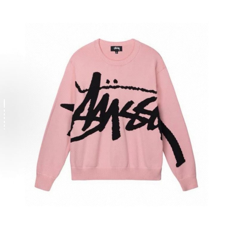 Stüssy Classic Reversible Large-Logo Knit Sweater - 17