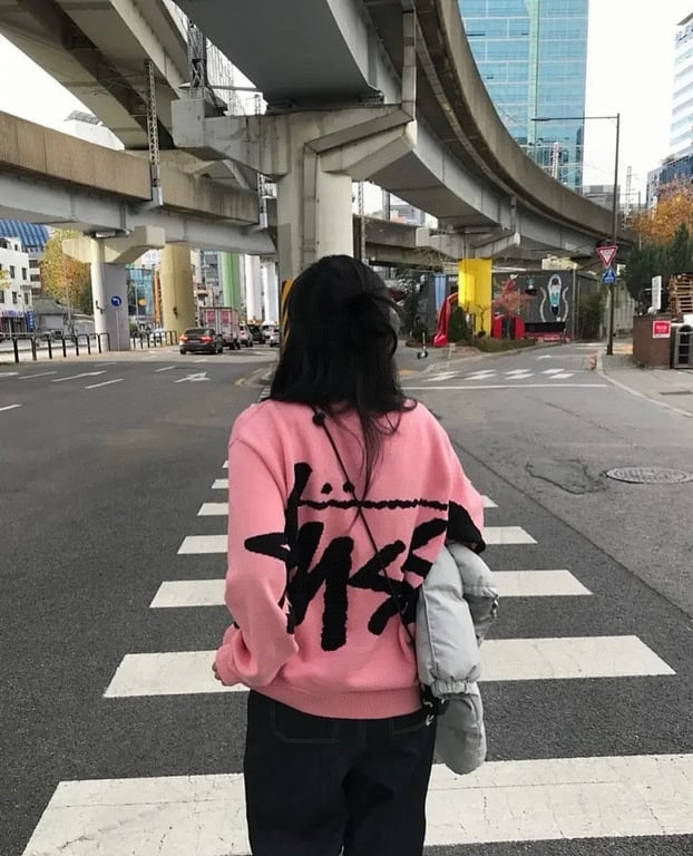 Stüssy Classic Reversible Large-Logo Knit Sweater - 21