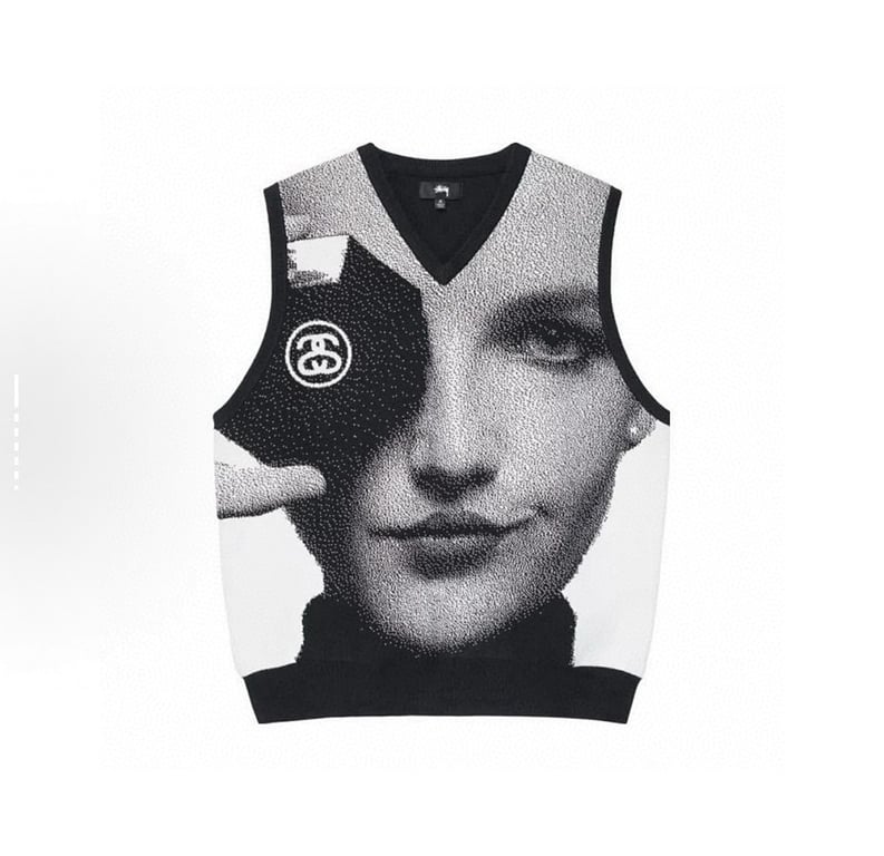 Stüssy Artist Seasonal Facial Knit Vest - 9