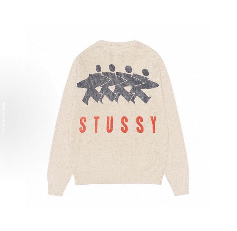Stüssy Classic Surfing Little Man Crewneck Sweater - 18