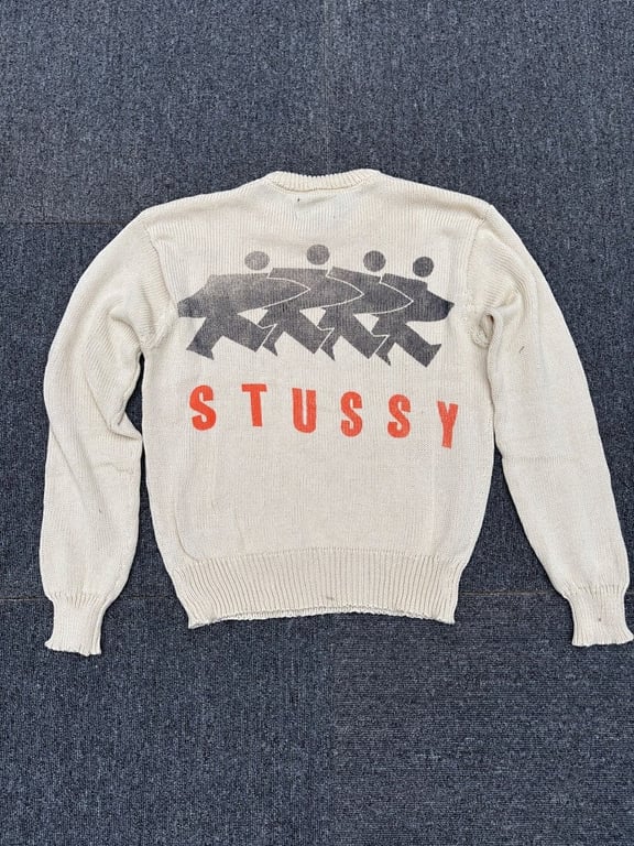 Stüssy Classic Surfing Little Man Crewneck Sweater - 4