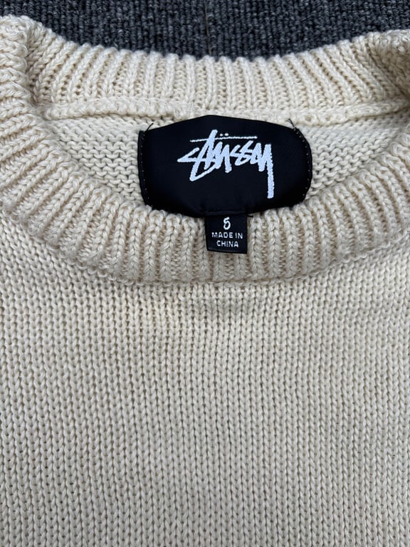 Stüssy Classic Surfing Little Man Crewneck Sweater - 5