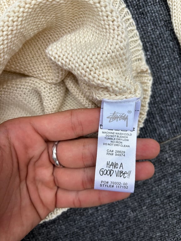 Stüssy Classic Surfing Little Man Crewneck Sweater - 6
