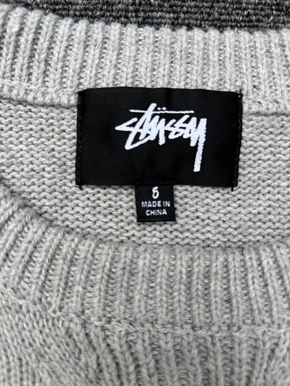 Stüssy FF25 80 Letter Knit Crewneck Sweater - 11