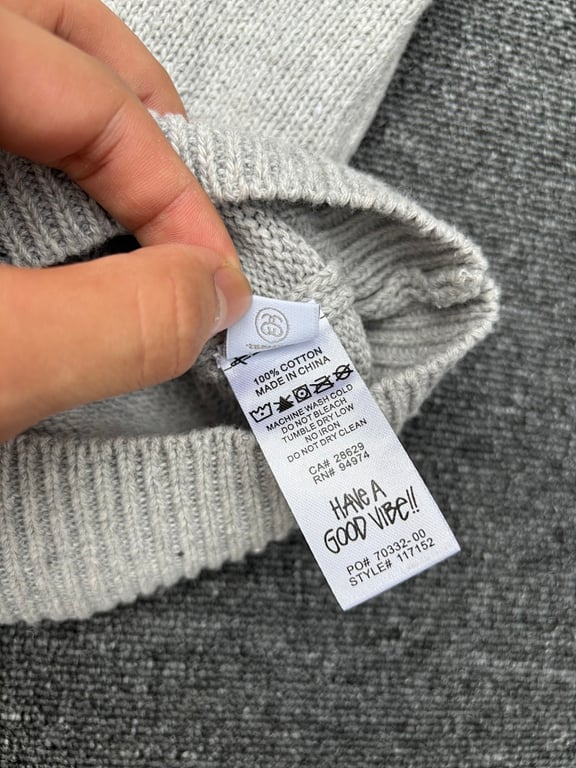 Stüssy FF25 80 Letter Knit Crewneck Sweater - 13