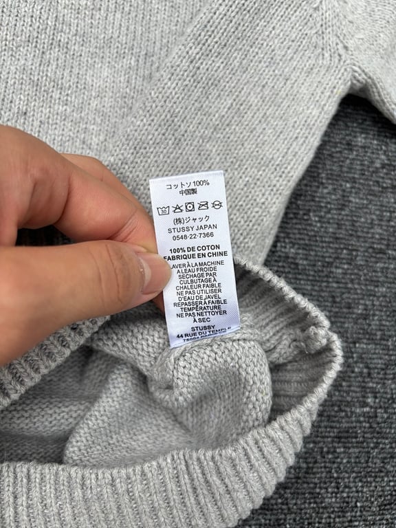 Stüssy FF25 80 Letter Knit Crewneck Sweater - 14