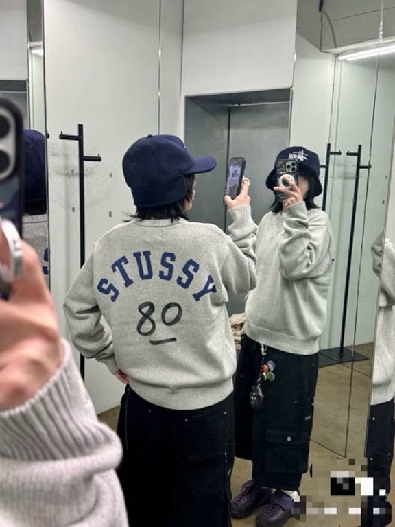 Stüssy FF25 80 Letter Knit Crewneck Sweater - 21