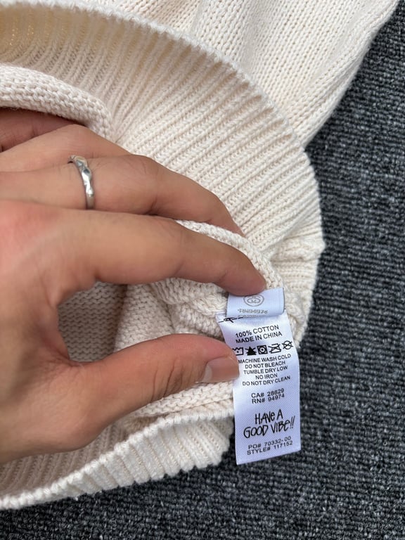 Stüssy FF25 80 Letter Knit Crewneck Sweater - 7