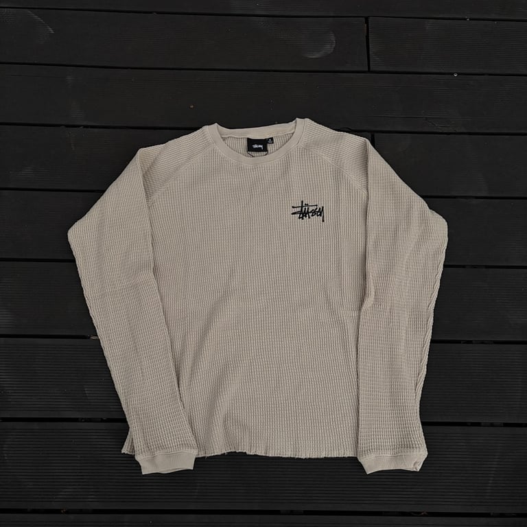 Stüssy Waffle-Knit Long-Sleeve Top - 3
